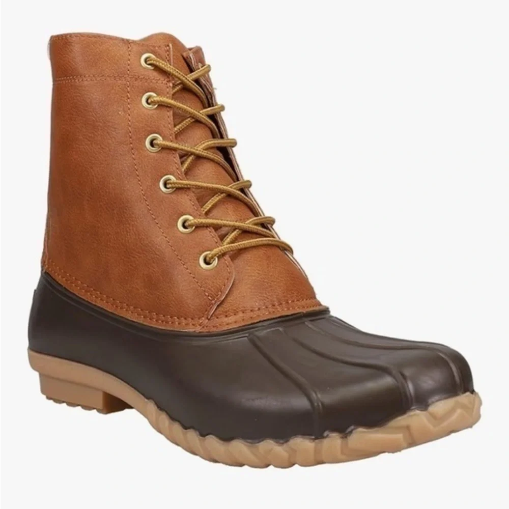 LONDON FOG Mens Seth Duck Casual Boots Ankle
